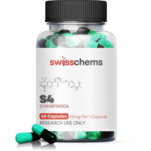 S4 (Andarine) 25mg Capsules - 60 Capsules | Boost Strength,