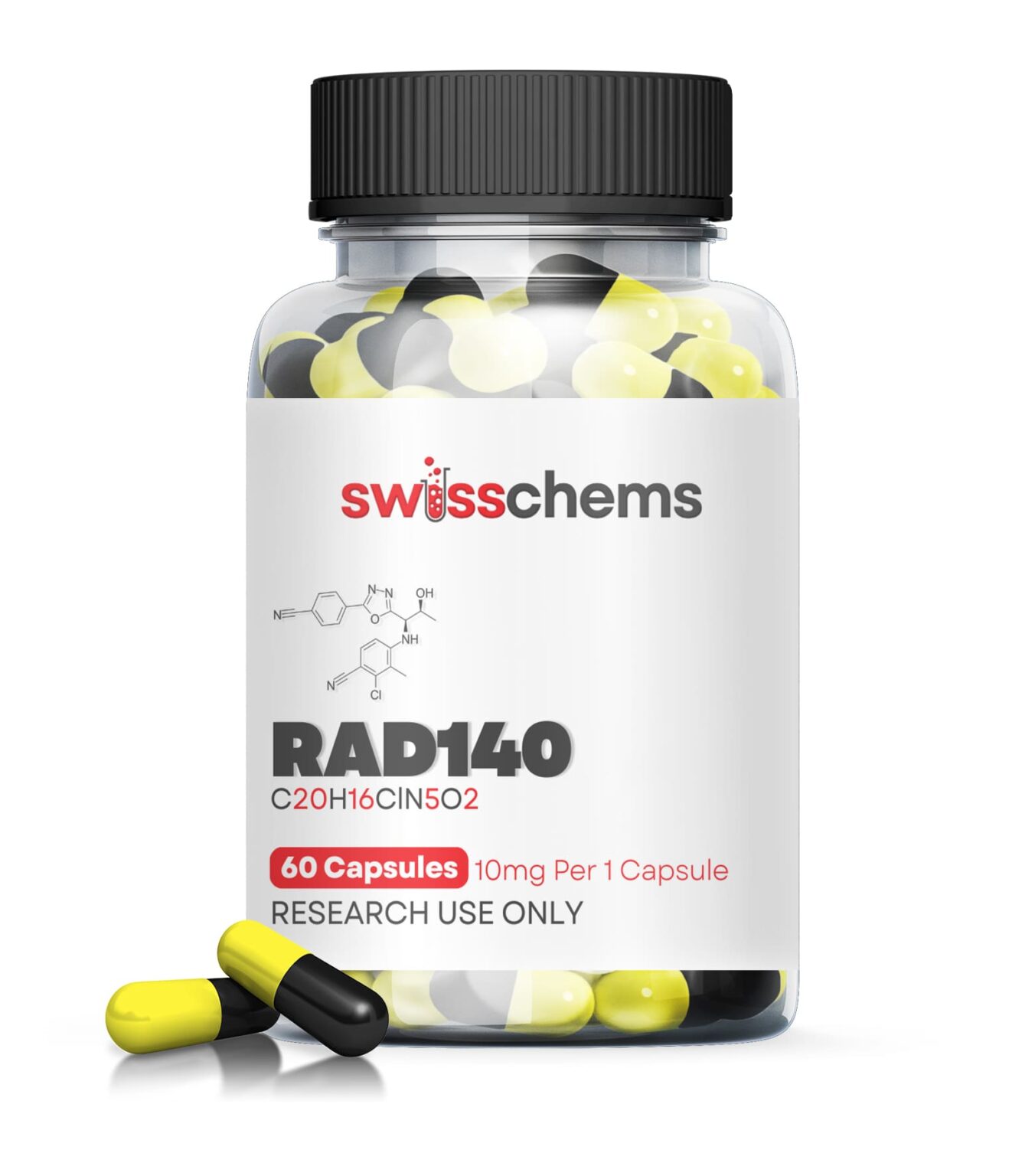 "RAD-140 Testolone 10mg - 60 Capsules | Premium Performance & Muscle Growth Supplement | DarazDeal.pk