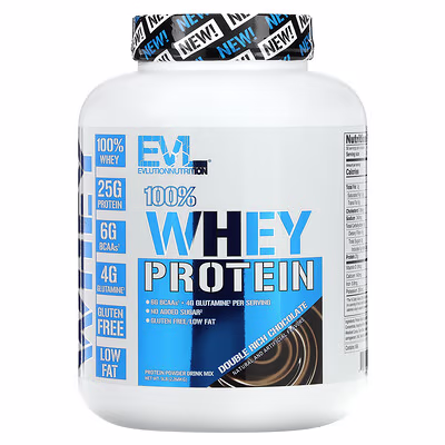 Evlution Nutrition 100% Whey Protein Double Rich Chocolate 5lb (2.268 Kg) in Pakistan
