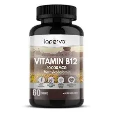 Laperva Vitamin B12 Methylcobalamin 60 Tablets 10000 mcg Helps Prevent Anemia in Pakistan
