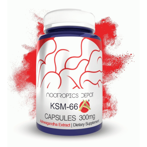 Nootropics Depot Ksm-66 Ashwagandha | 300mg High-Potency Extract Stress & Cognitive Support Dietary Supplement in Palistan