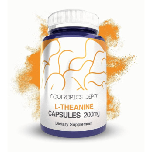 Nootropics Depot L-Theanine | 200mg for Calm & Focus | Dietary Supplement in Pakistan
