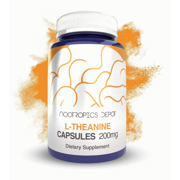 Nootropics Depot L-Theanine | 200mg for Calm & Focus | Dietary Supplement in Pakistan